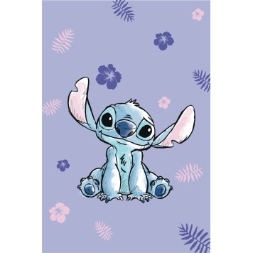 Disney Lilo and Stitch Blooming microfleece blanket 100x150cm