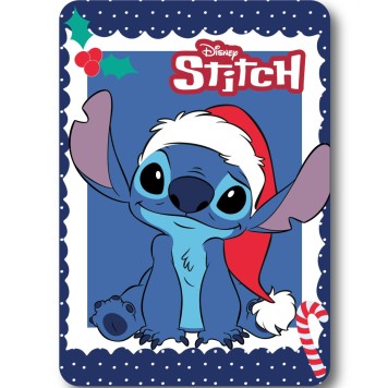 Disney Lilo and Stitch Holiday Christmas Polar Blanket 100x140cm