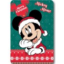 Disney Mickey  Festive Christmas Polar Blanket 100x140cm