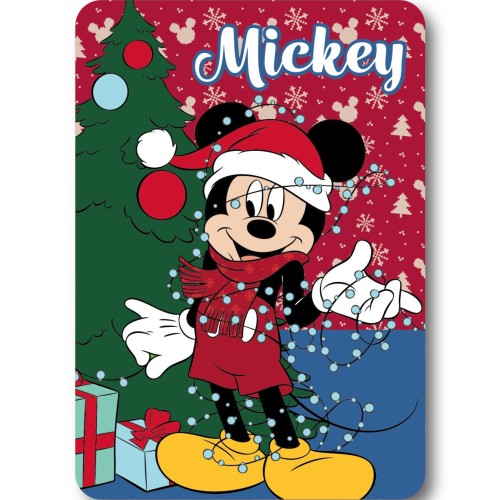 Disney Mickey  Lights Christmas Polar Blanket 100x140cm