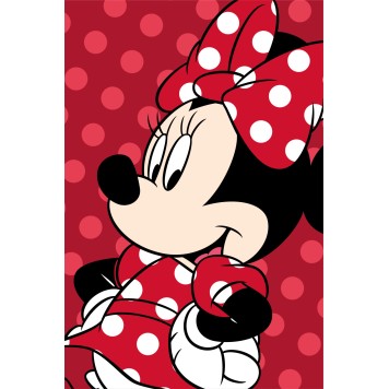 Disney Minnie  Red microfleece blanket 100x150cm