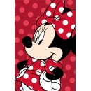 Disney Minnie  Red microfleece blanket 100x150cm