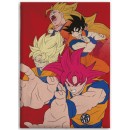 Dragon Ball Hues of Power coral fleece blanket 110x150cm