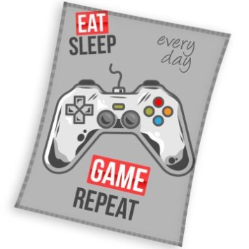Gamer Repeat polar blanket 150x200cm