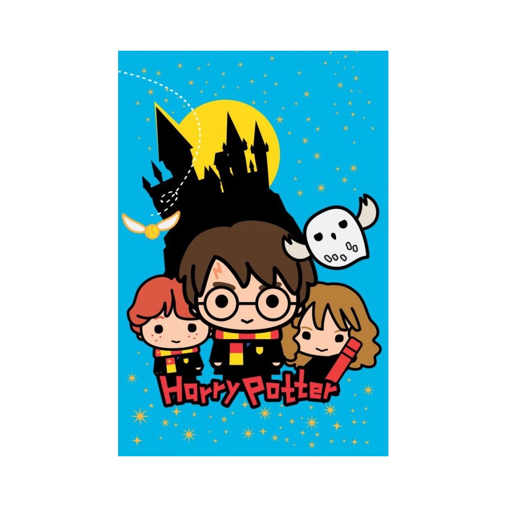 Harry Potter Chibi Wizards fleece blanket 100x150cm