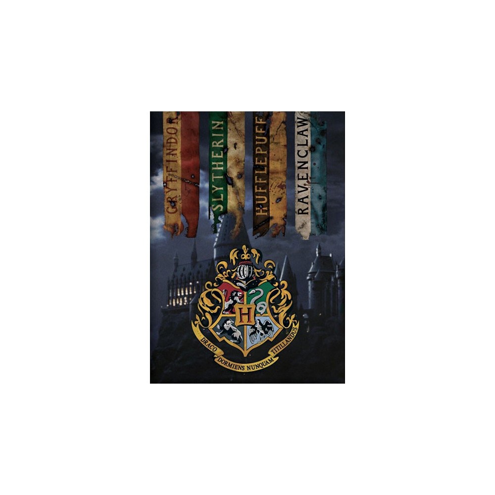 Harry Potter Houses fleece blanket 100x140cm