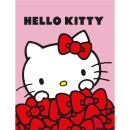 Hello Kitty Bows flannel fleece blanket 130x160cm