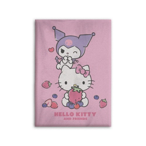 Hello Kitty Fruits fleece blanket 100x140cm