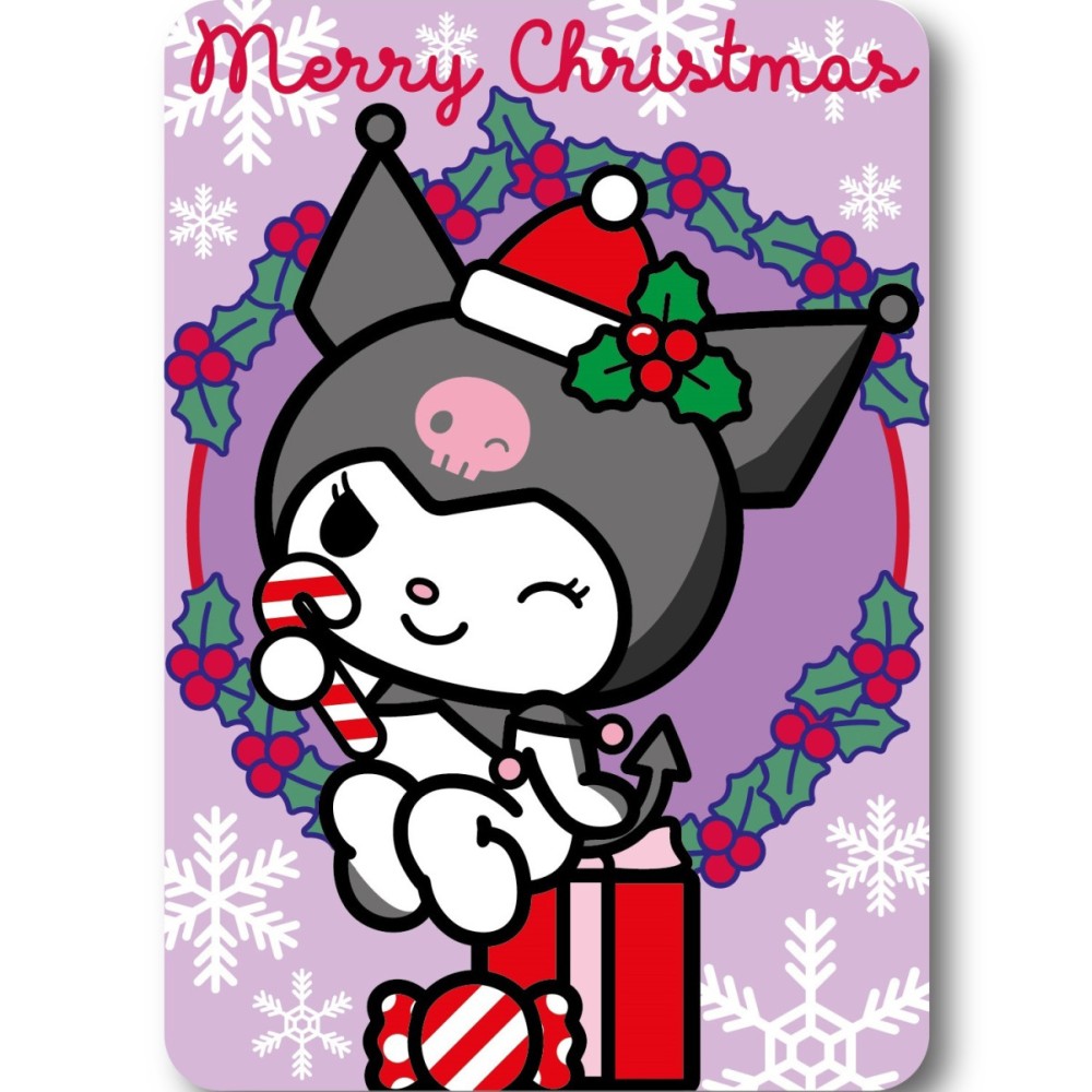 Hello Kitty Kuromi Christmas Fleece Blanket 100x140cm