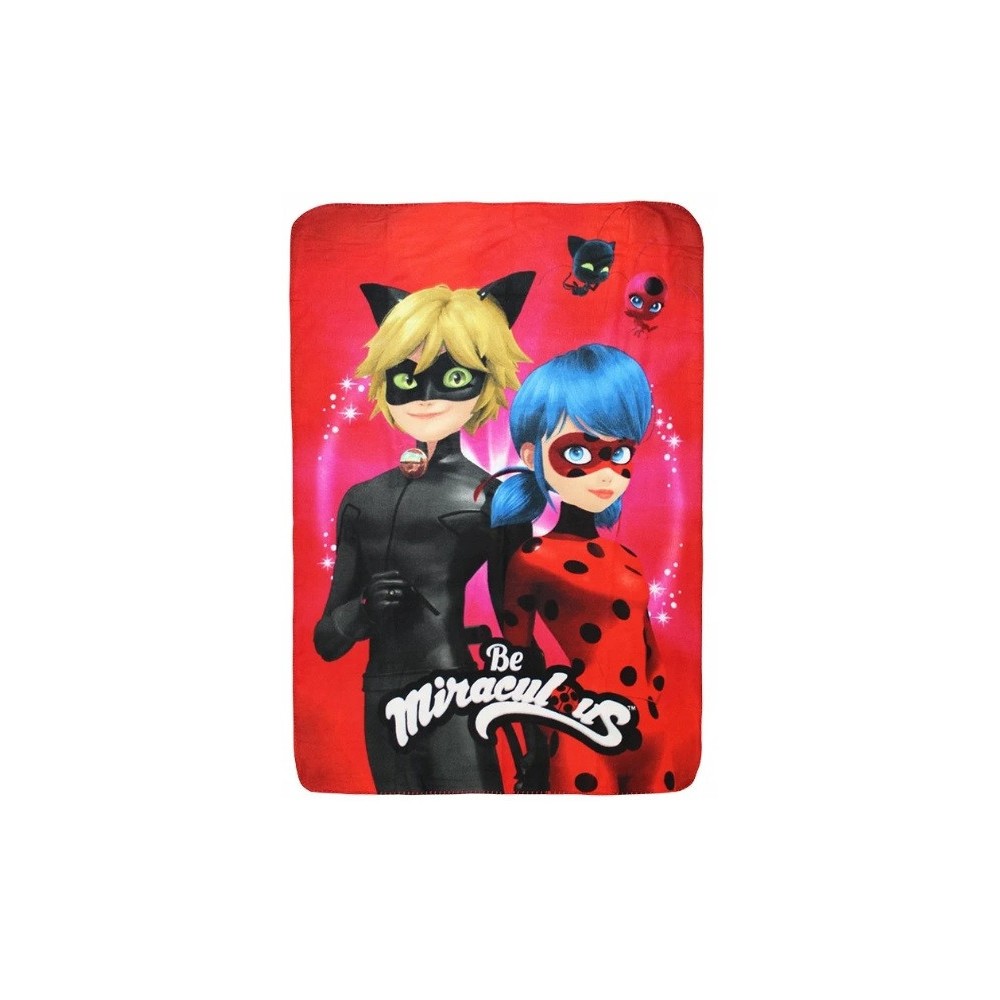 Miraculous Ladybug fleece blanket 100x140cm