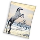 Horses Wild and Free fleece blanket 150x200cm