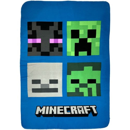 Minecraft Bad Mobs super soft fleece blanket 100*150cm