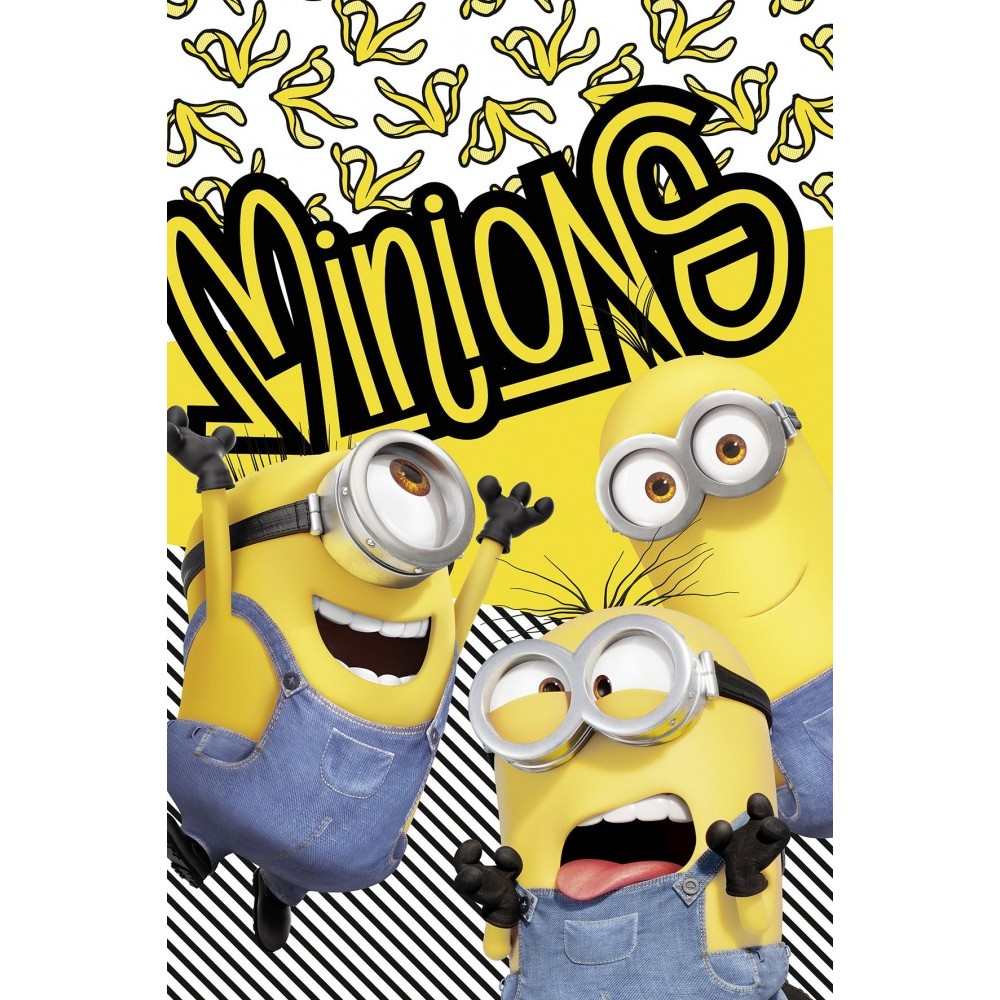 Minions fleece blanket 100*150cm