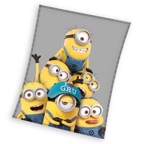 Minions Pyramid coral fleece blanket 150x200cm