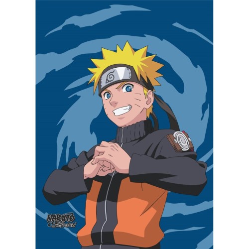 Naruto Fight Blue polar blanket 100x140cm