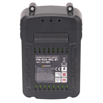 Akumulator Bateria KOSIARKI Akumulatorowej 40V 2Ah PM-KSA-40C BT