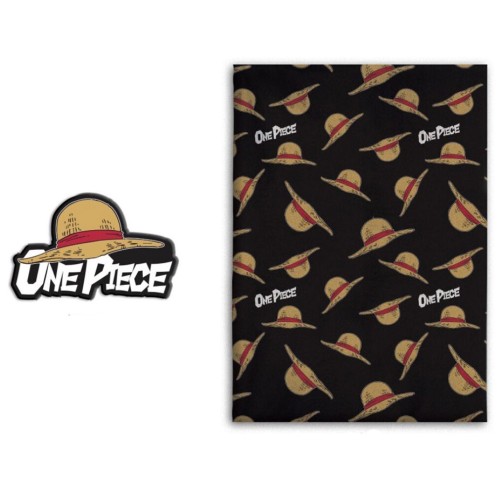 One Piece Straw Hat fleece blanket and shaped pillow set