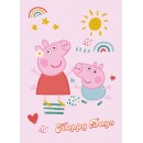 Peppa Pig Happy Days fleece blanket 100x140cm