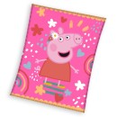 Peppa Pig Piggy Tales coral fleece blanket 130x160cm