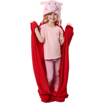 Peppa Pig Red 3D coral fleece blanket 110x140cm