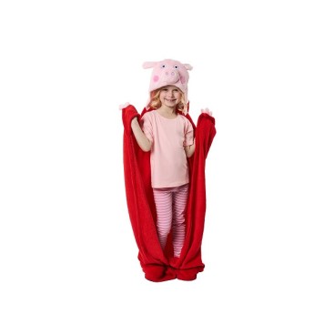 Peppa Pig Red 3D coral fleece blanket 110x140cm