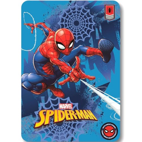 Spiderman Great Power polar fleece throw 100x140cm