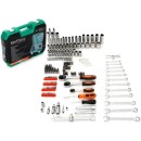 Zestaw Kluczy Duży Nasadowe Płaskie KD307 216el. Walizka