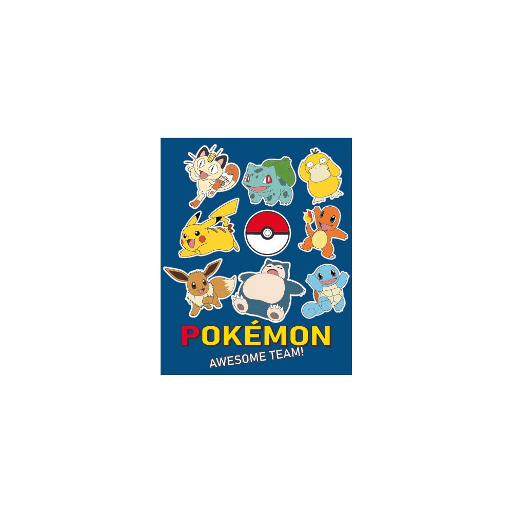 Pokémon Awesome Team coral fleece blanket 130x160cm
