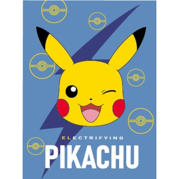 Pokémon Electrifying coral fleece blanket 150x200cm