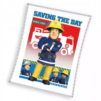 Fireman Sam Saving The Day coral fleece fleece blanket 130x170cm