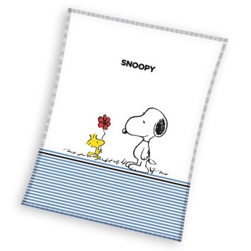 Snoopy Flower fleece blanket 130x170cm
