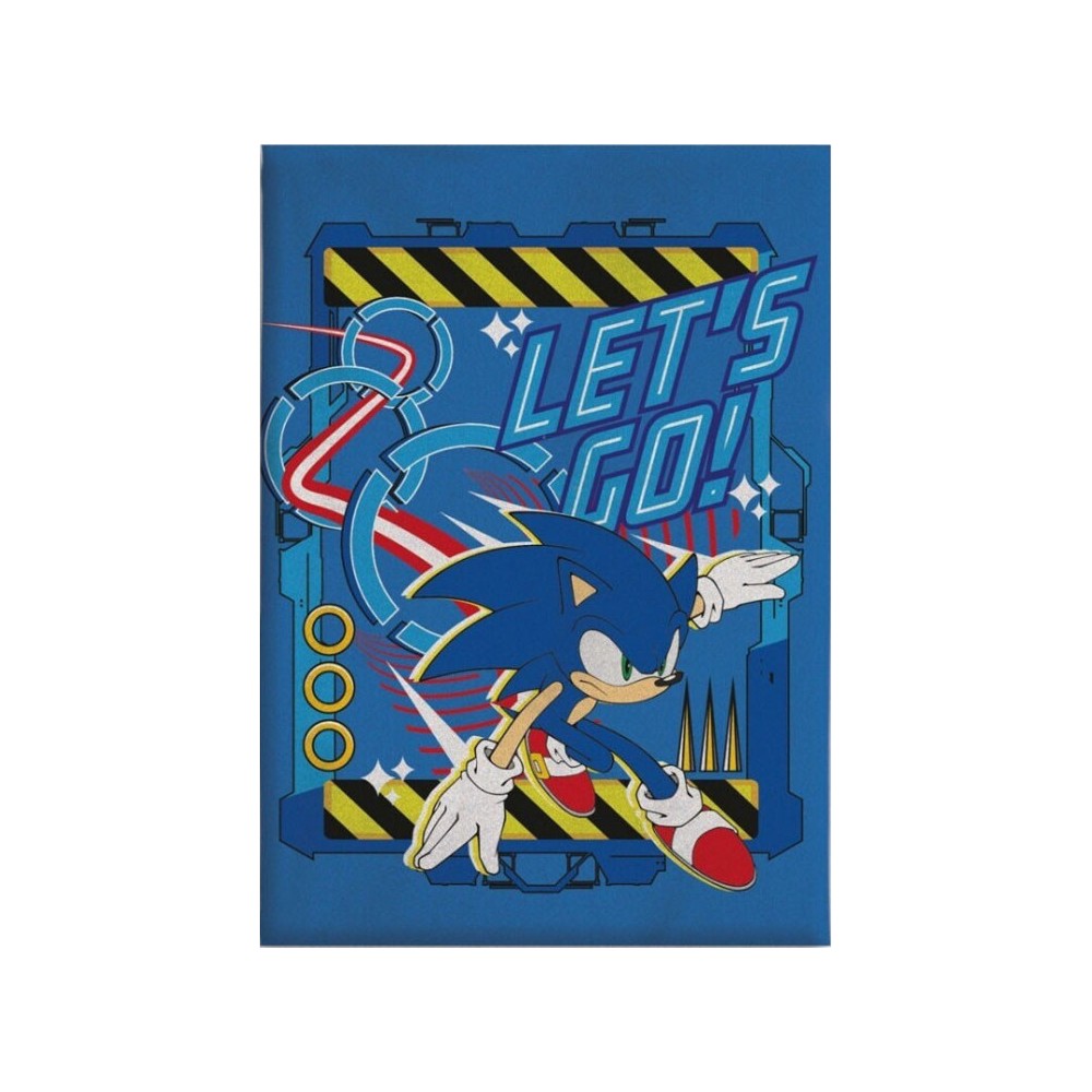 Sonic the Hedgehog Let's Go Sonic the Hedgehog coral fleece blanket 110x150cm