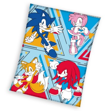 Sonic the Hedgehog Speedstorm coral fleece blanket 130x170cm
