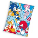Sonic the Hedgehog Speedstorm coral fleece blanket 130x170cm