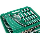 Zestaw Kluczy Duży Nasadowe Płaskie KD307 216el. Walizka