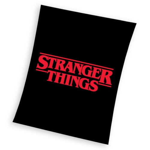 Stranger Things Black coral fleece blanket 130x170cm