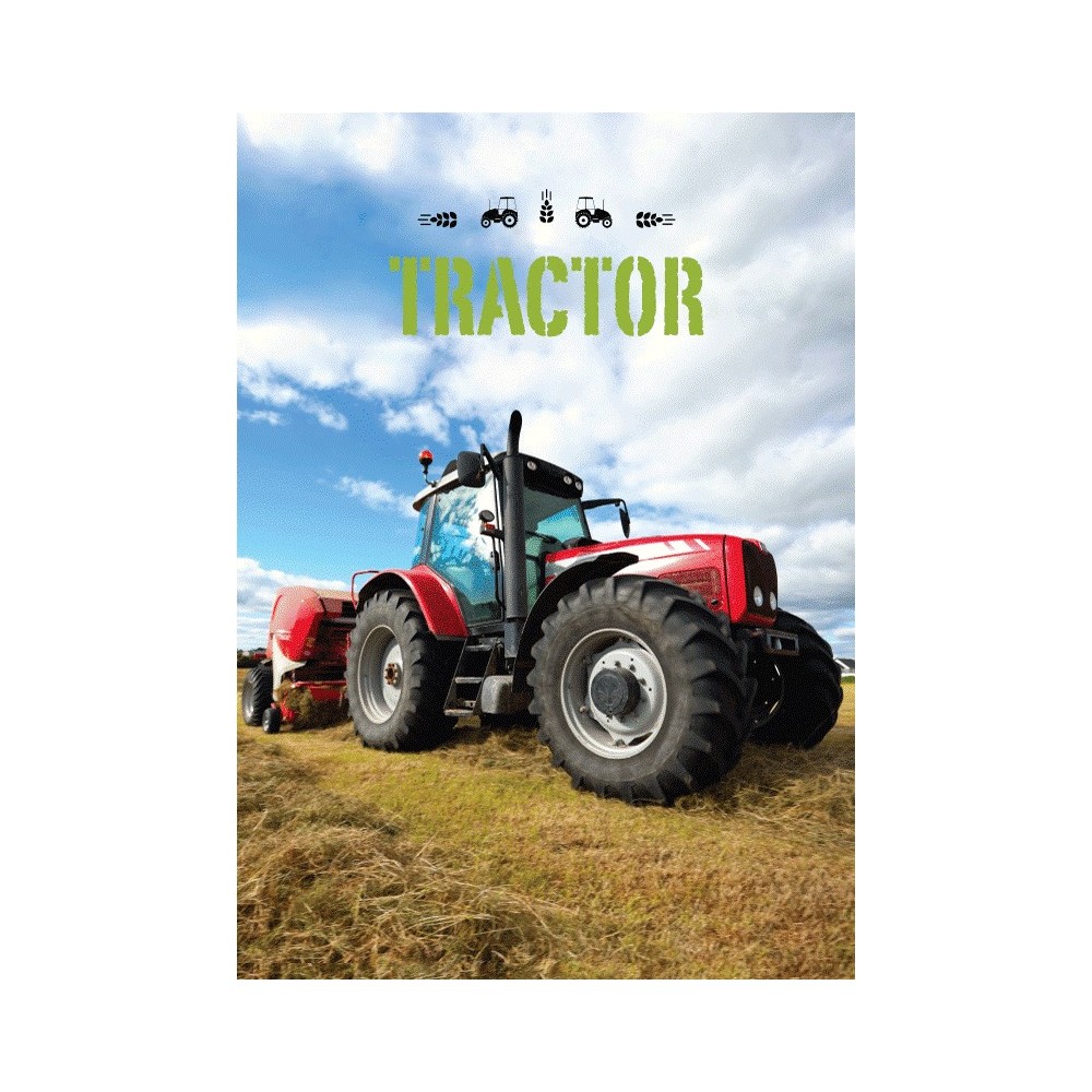 Tractor polar blanket 100x140cm