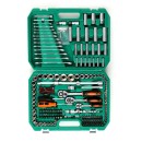 Zestaw Kluczy Duży Nasadowe Płaskie KD307 216el. Walizka