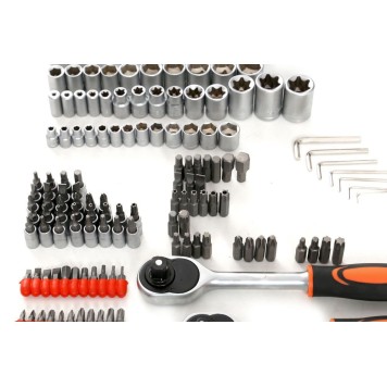 Zestaw Kluczy Duży Nasadowe Płaskie KD307 216el. Walizka