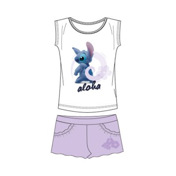 Disney Lilo and Stitch White Aloha 2 piece set 10-16 years