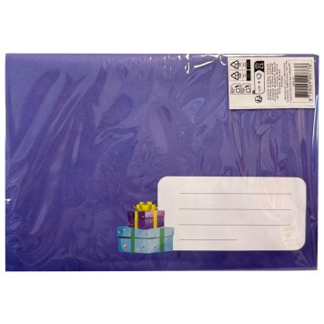 Colour Blue Gift 3D Greeting Card