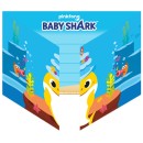 Baby Shark Music Party Invitation 8 pcs