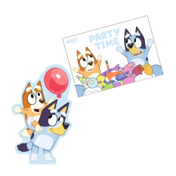 Bluey Joke Party Invitation 8 pcs