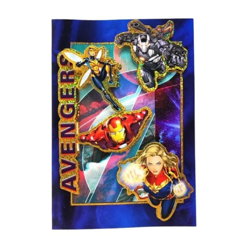 Avengers Marvel 3D Greeting Card