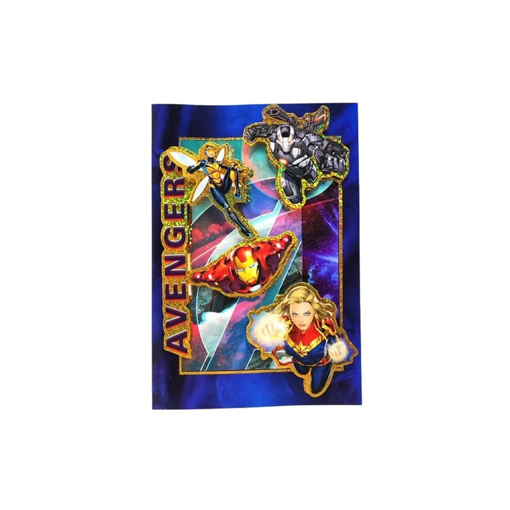 Avengers Marvel 3D Greeting Card