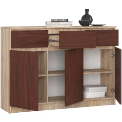 KOMODA K140 3D 3SZ CLP PK SONOMA / WENGE
