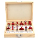 Zestaw Frezów do drewna KD10282 12szt. frez 8mm