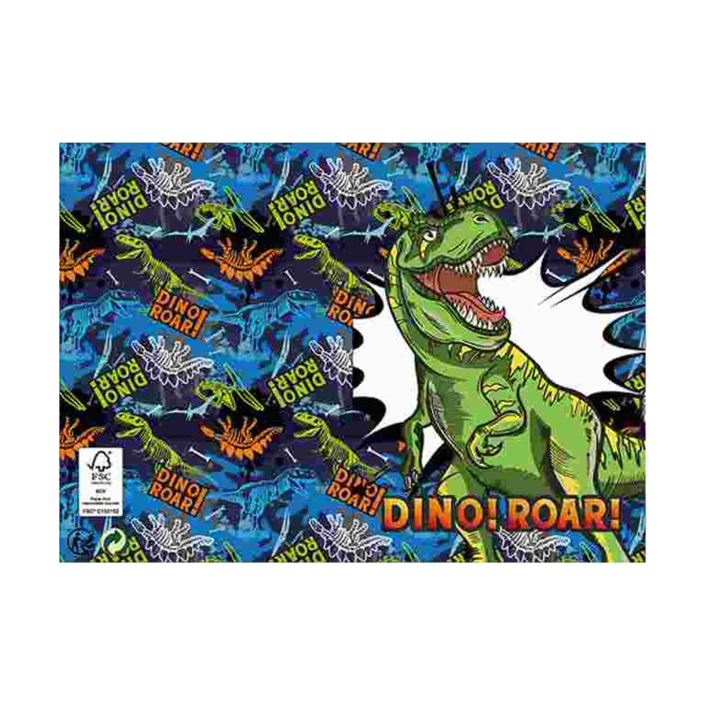 Dinosaur Roar 3D pop-up greeting card + envelope