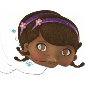 Doc McStuffins Disney Dr. Plush 2 in 1 Invitation and Mask 4 pcs