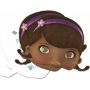 Doc McStuffins Disney Dr. Plush 2 in 1 Invitation and Mask 4 pcs